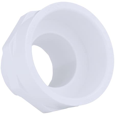 Charlotte Pipe And Foundry 1-1/2 In. Hub x 1-1/4 In. MIP Schedule 40 DWV PVC Adapter PVC 00109 0800HA